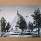 VANHA Postikortti Lappi Inari 1950-l Alkup. Mallikappale - pikkukuva 1
