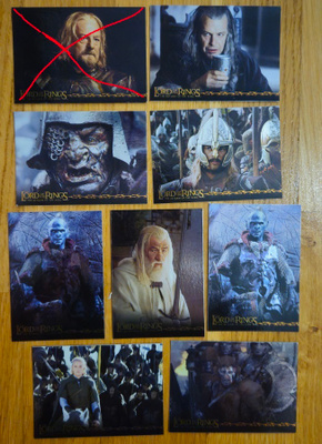 The lord of the rings holo keräilykortit