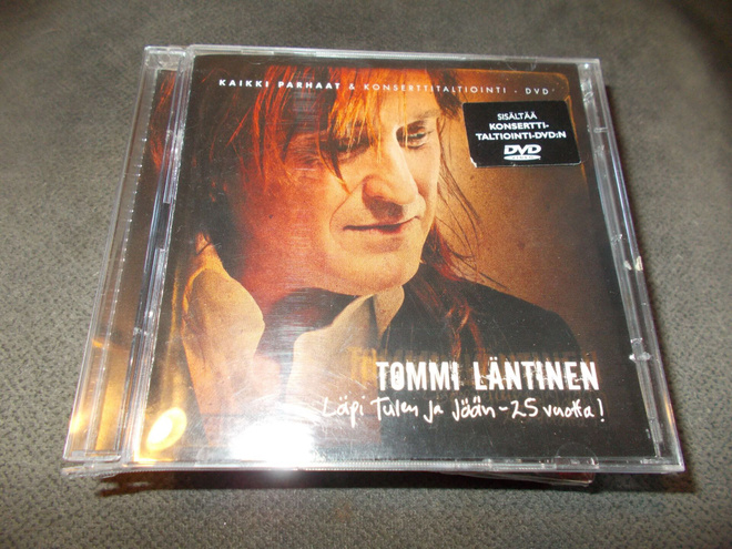 CD+DVD TOMMI LÄNTINEN ** LÄPI TULEN JA JÄÄN -25 VUOTTA **