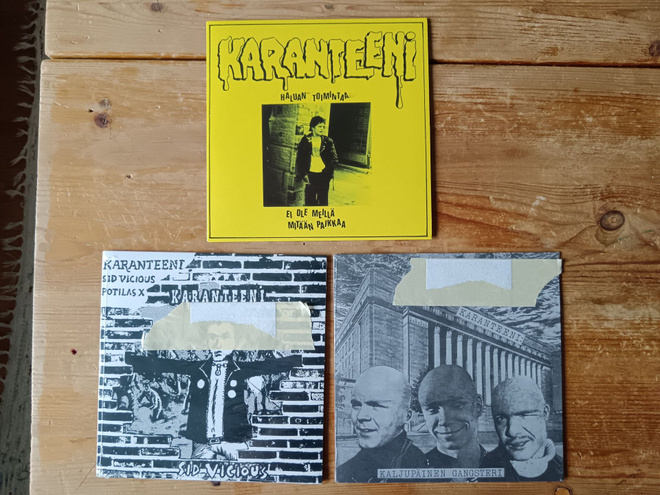 Karanteeni 3x 7" paketti