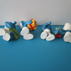 Vintage Schleich Smurffi figuurit, 4 erilaista, Germany - pikkukuva 5