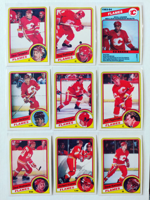 84-85 Opc - Calgary Flames 16kpl