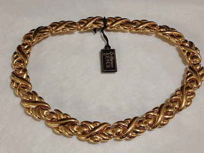 Upea 21k kullattu Kanadalainen kaulakoru Gold plated
