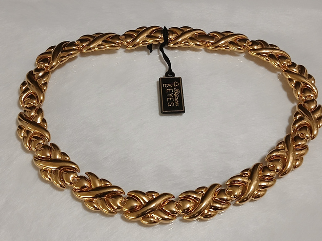 Upea 21k kullattu Kanadalainen kaulakoru Gold plated