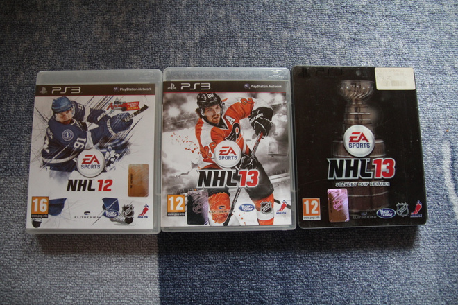 PS3 : NHL 12 + 13 ja Stanley Cup Edition Steelbook