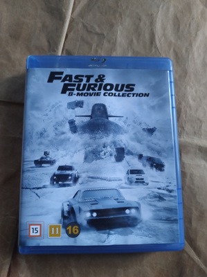 Fast & Furious 8-movie collection (Bluray) (8 levyä)