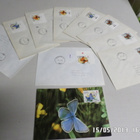 10 kpl Punaisen ristin perhosmerkki postituskuoria , - pikkukuva 1