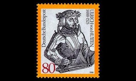 Saksa 1364 ** Ulrich von Hutten, humanisti (1988)