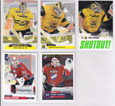 Frans Tuohimaa (SaiPa, HIFK) 5 erilaista korttia