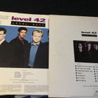 Level 42 Level best Uk lp hieno ex, inserts 1989 - pikkukuva 3