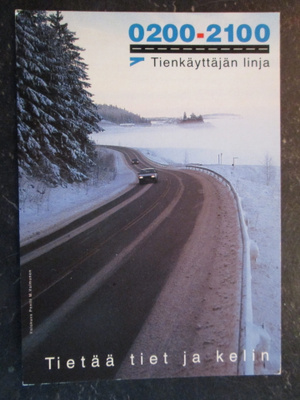 KULKEMATON TIENKÄYTTÄJÄN LINJA 0200-2100 TIELAITOS TIEHALLIN