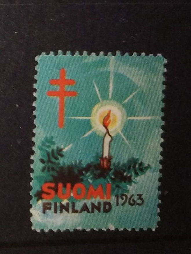 Joulumerkki 1963 1964 1965 1966 tai 1967 - erilaisia