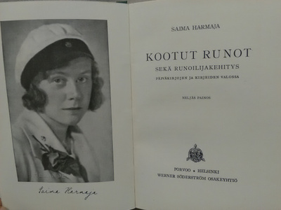Kootut runot - Saima Harmaja (sid.)