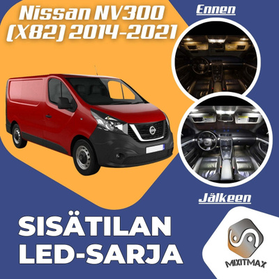 Nissan NV300 Sisätilan LED-sarja 5-osainen