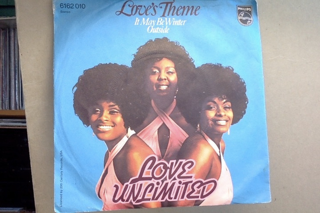 LOVE UNLIMITED :: LOVE'S THEME :: VINYYLI 7"  1974 !!