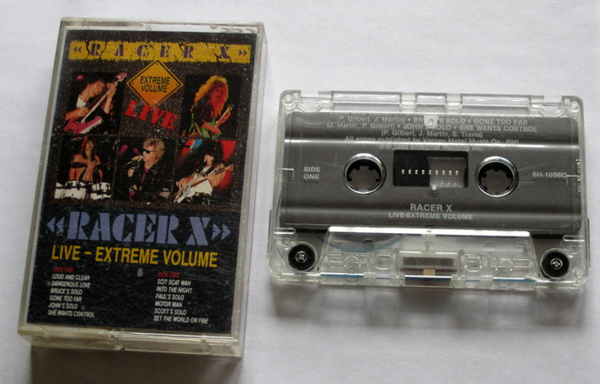 RACER X Live Extreme Volume 1988 C-KASETTI