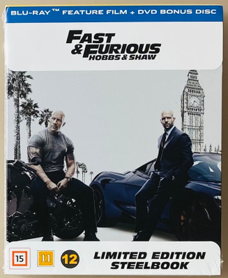 Fast & Furious: Hobb & Shaw - Blu-ray - Steelbook (uusi)