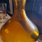 KAJ FRANK Nuutajärvi-iso Sargasso-pullo 29cm/Amber - pikkukuva 1
