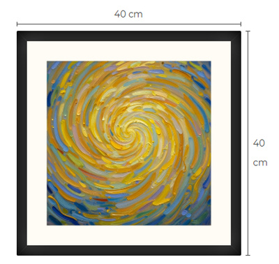 Uusi Abstrakti art print taulu 40 cm x 40 cm