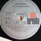 Mireille Mathieu - Et Tu Seras Poète + Die Großen Erfolge LP - pikkukuva 3