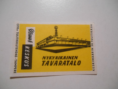 TT Etiketti Osuuskeskus nykyaikainen tavaratalo