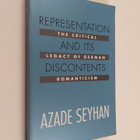 Azade Seyhan : Representation and its discontents : the c... - pikkukuva 1