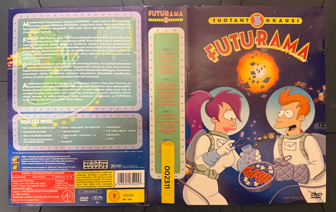 FUTURAMA - SEASON 3 / KAUSI 3 (3 DVD)
