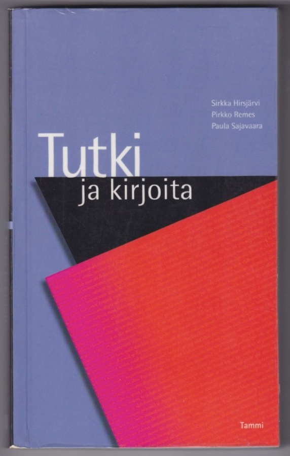 Sirkka Hirsjärvi: Tutki ja kirjoita