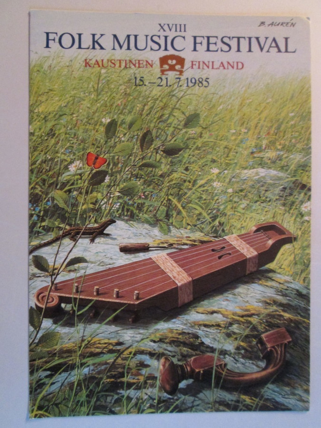 KULKENUT 1986 KAUSTINEN FOLK MUSIC FESTIVAL BO AUREN