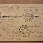 purjevene, veneitä, kulkenut 1911, postitettu Viipurista - pikkukuva 2