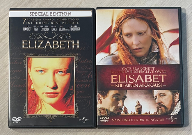 Shekhar Kapur: ELISABET (2DVD) Cate Blanchett (UUSI)