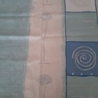 Kaunis kuvioinen verho kappa noin 56x266cm - pikkukuva 3