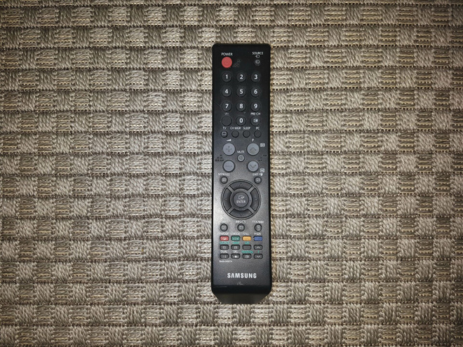 Samsungin television kaukosäädin