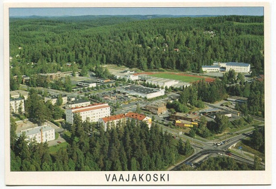 Jyväskylä Vaajakoski Ilmakuva 1980-luku