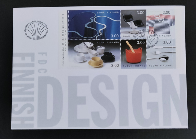1998 FDC Suomalainen muotoilu