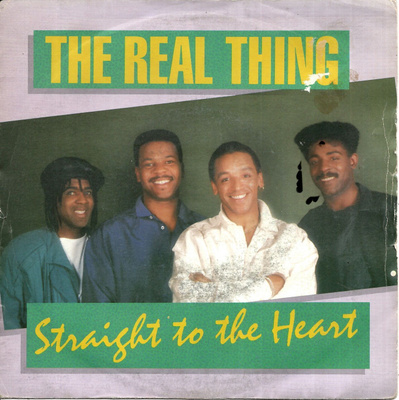 THE REAL THING: Straight To The Haeart / Mystique 7"kk