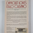 Italo Calvino : Difficult Loves - pikkukuva 2