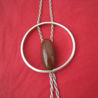  Riipus hopea  design 1960-luku vintage - pikkukuva 1