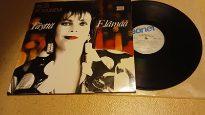 Paula Koivuniemi – Täyttä Elämää lp orig 1991 Hieno kunto
