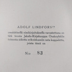 Erkki Kivijärvi : Adolf Lindfors : näyttelijäkuva (numero... - pikkukuva 3