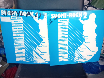 2 kpl LP SUOMI-ROCK 1 - 2 ( SIS POSTIKULU )