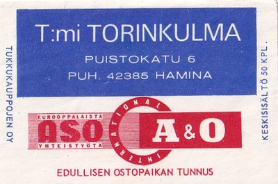Hamina, T:mi Torinkulma A & O b523