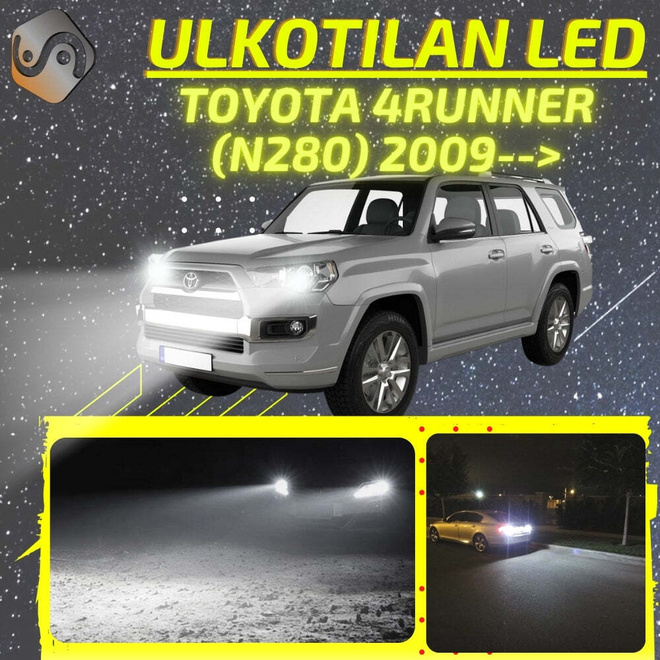 4RUNNER (N280) 2009--> Ulkoiset LED -valot