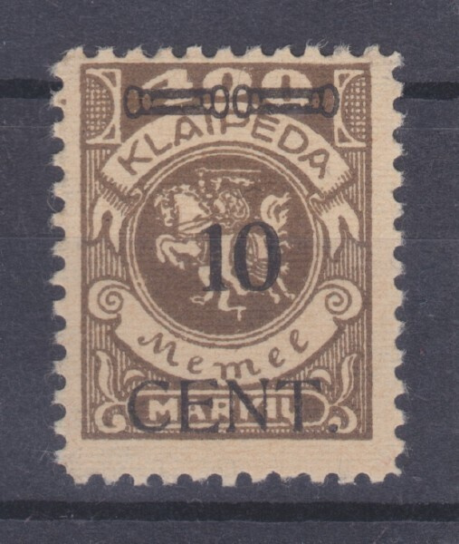 Saksa Reich Memel 1923 Mi 181 **Mi 125€