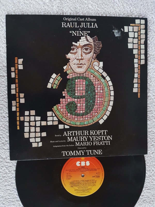 Maury Yeston,  Raul Julia – Nine- Original Broadway Cast LP