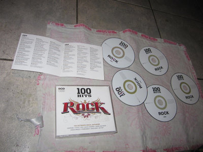 100 Hits Rock 5X CD + vihko ( hyväk !