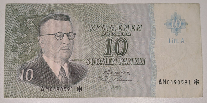10 Markkaa 1963 Litt. A Tähti AM0490591