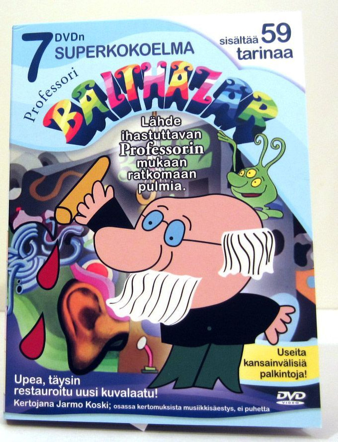 Professori Balthazar superkokoelma 7 kpl dvd