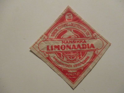 MANSIKKA LIMONAADIA MIKKELIN POLTTIMO JA OLUTTEHDAS O (AB13)