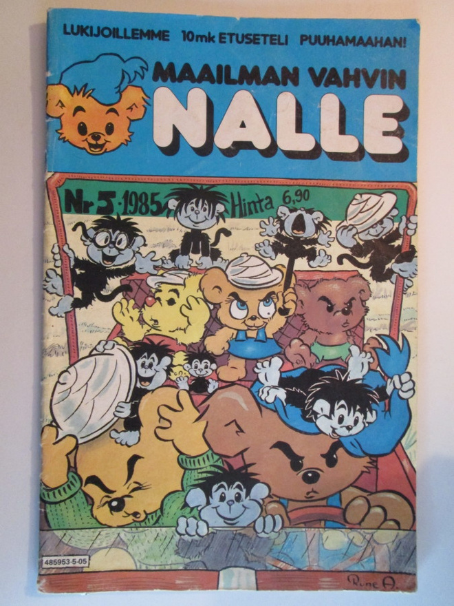MAAILMAN VAHVIN NALLE  LEHTI 5/1985 BAMSE